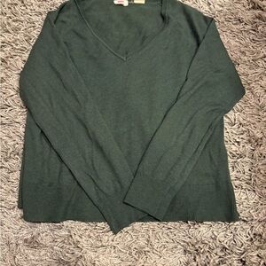 Levi's Dark Green V-Neck Sweater